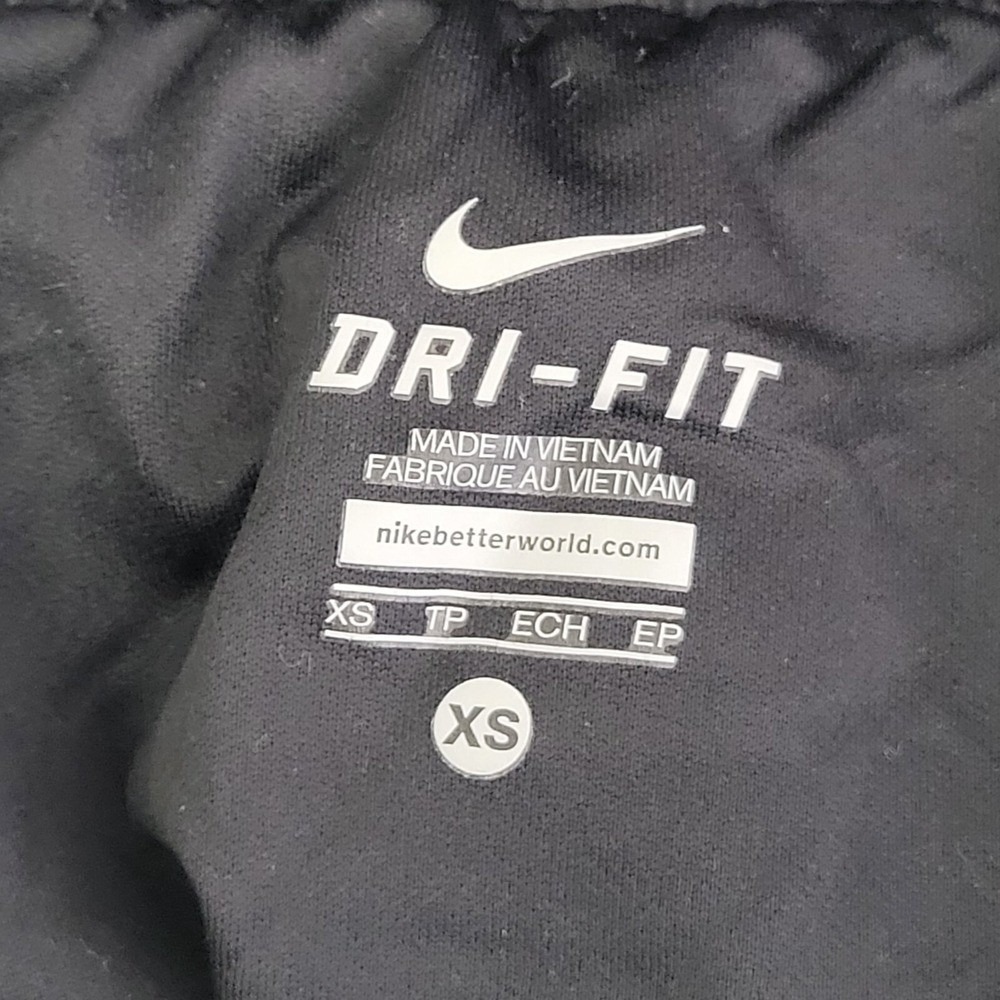 Nike Dri-Fit Running Shorts XS Black Neon Yellow Purple Tempo Athletic Sporty - Picture 5 of 9